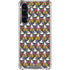 Disney Mickey Mouse Vintage Pattern Galaxy S24 FE Clear Case