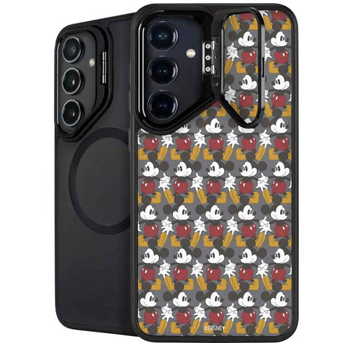 Disney Mickey Mouse Vintage Pattern Galaxy S24 Plus Kickstand Case