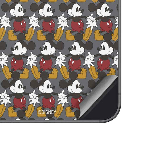 Disney Mickey Mouse Vintage Pattern Galaxy S25 Plus Skin