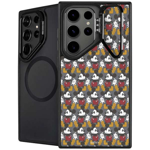 Disney Mickey Mouse Vintage Pattern Galaxy S24 Ultra Kickstand Case
