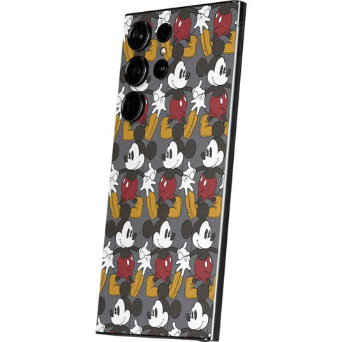 Disney Mickey Mouse Vintage Pattern Galaxy S25 Ultra Skin