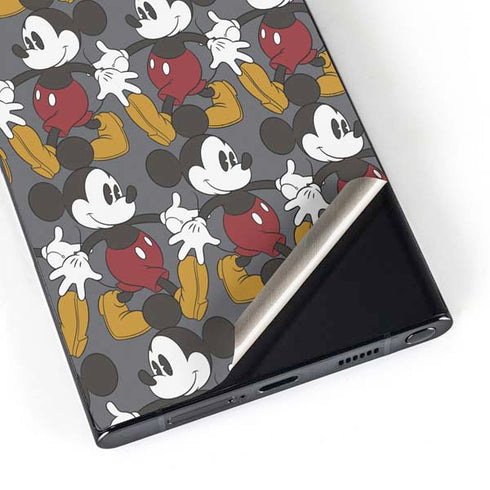 Disney Mickey Mouse Vintage Pattern Galaxy S25 Ultra Skin