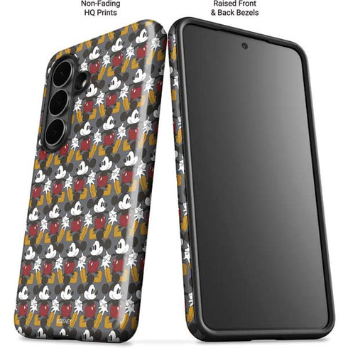 Disney Mickey Mouse Vintage Pattern Galaxy S26 Plus Impact Case