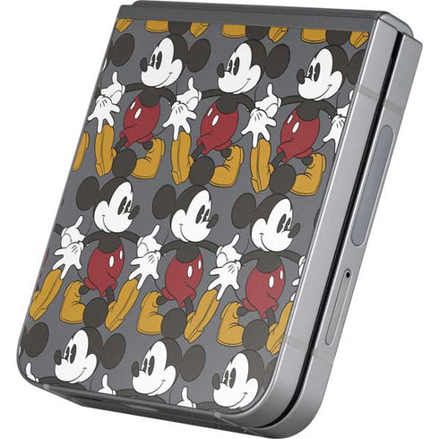 Disney Mickey Mouse Vintage Pattern Galaxy Z Flip6 Skin