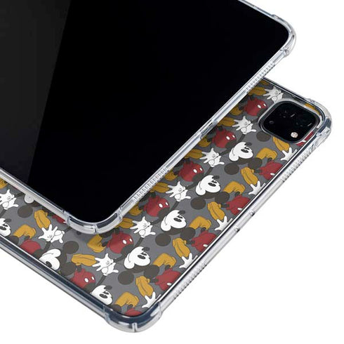 Disney Mickey Mouse Vintage Pattern iPad Pro 11in (2024) Clear Case
