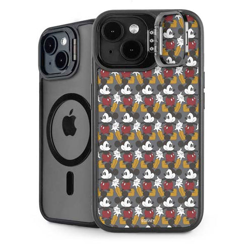 Disney Mickey Mouse Vintage Pattern iPhone 14 Kickstand Case