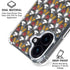 Disney Mickey Mouse Vintage Pattern iPhone 16 Plus Clear Case