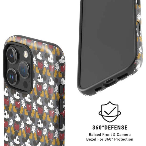Disney Mickey Mouse Vintage Pattern iPhone 16 Pro Magsafe Impact Case