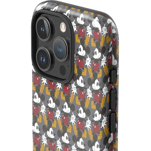 Disney Mickey Mouse Vintage Pattern iPhone 16 Pro Max Impact Case