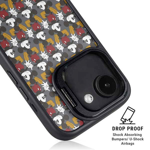 Disney Mickey Mouse Vintage Pattern iPhone 16e Kickstand Case