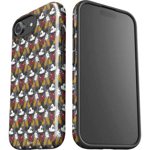 Disney Mickey Mouse Vintage Pattern iPhone 16e Impact Case