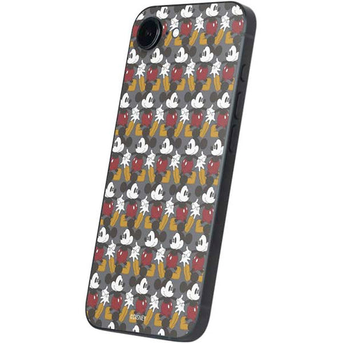 Disney Mickey Mouse Vintage Pattern iPhone 16e Skin