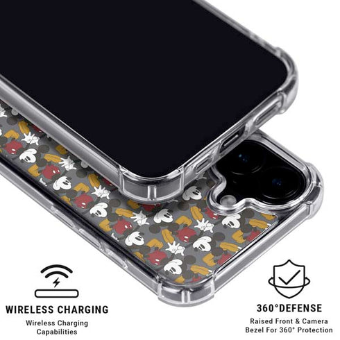 Disney Mickey Mouse Vintage Pattern iPhone 17 MagSafe Case