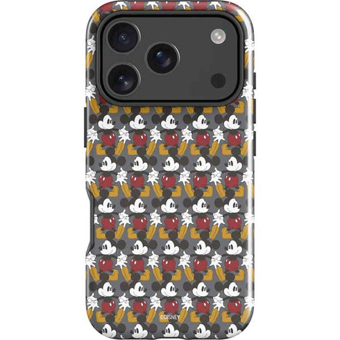 Disney Mickey Mouse Vintage Pattern iPhone 18 Pro Impact Case