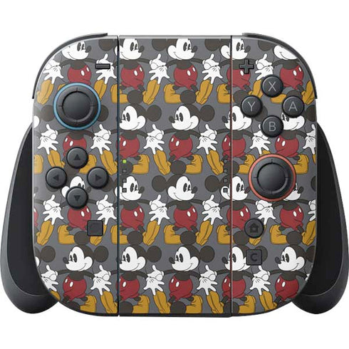 Disney Mickey Mouse Vintage Pattern Nintendo Switch 2 (2025) Joy-Con Controller Skin