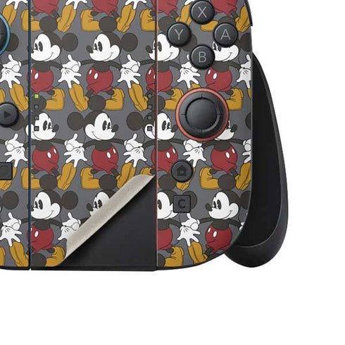 Disney Mickey Mouse Vintage Pattern Nintendo Switch 2 (2025) Joy-Con Controller Skin