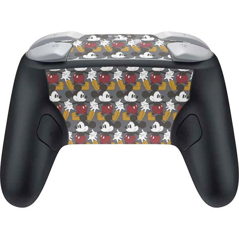 Disney Mickey Mouse Vintage Pattern Nintendo Switch 2 (2025) Pro Controller Skin