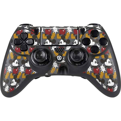 Disney Mickey Mouse Vintage Pattern PlayStation PS4 Skins