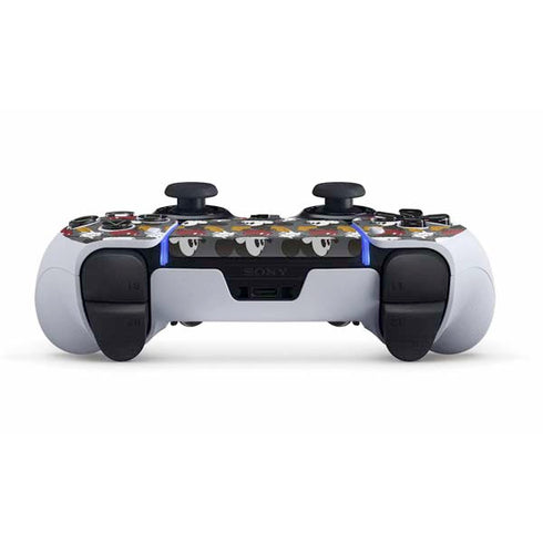 Disney Mickey Mouse Vintage Pattern PS5 DualSense Edge Pro Controller Skin
