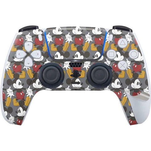 Disney Mickey Mouse Vintage Pattern PS5 Pro Disk Bundle Skin