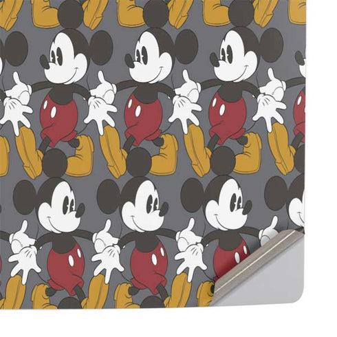 Disney Mickey Mouse Vintage Pattern PS5 Slim Digital Edition Console Skin