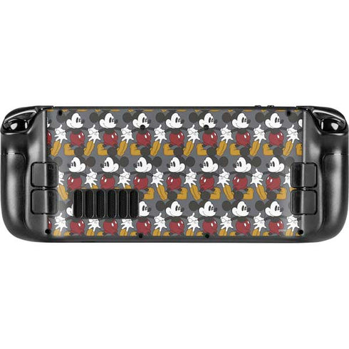 Disney Mickey Mouse Vintage Pattern Steam Deck Handheld Gaming Computer OLED Skin