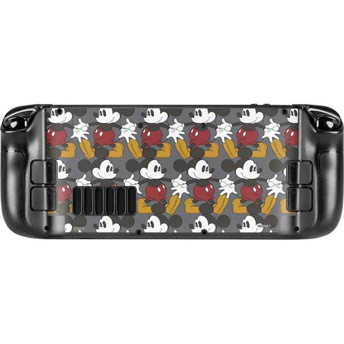 Disney Mickey Mouse Vintage Pattern Steam Deck Handheld Gaming Computer Skin