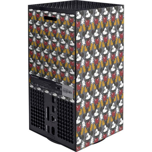Disney Mickey Mouse Vintage Pattern XBox Series X Digital Edition Bundle Skin