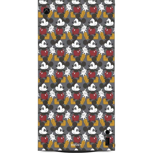 Disney Mickey Mouse Vintage Pattern XBox Series X Digital Edition Console Skin