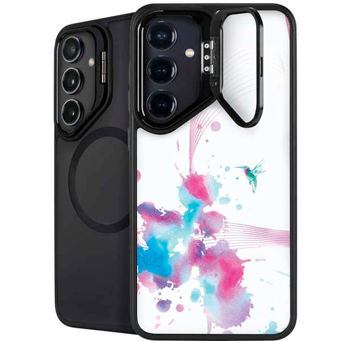 Violet Harmony (Hummingbird) Galaxy S25 Plus Kickstand Case