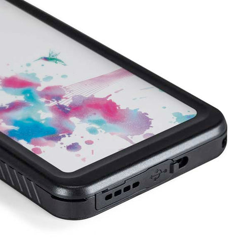 Violet Harmony (Hummingbird) Galaxy S24 Plus Waterproof Case