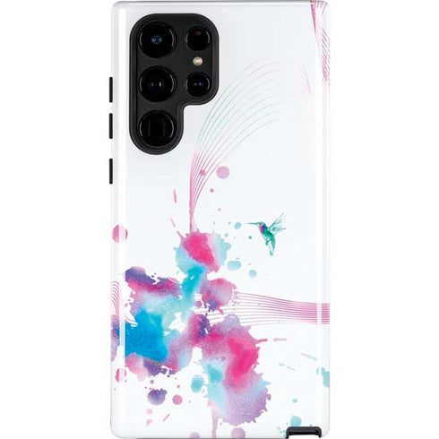 Violet Harmony (Hummingbird) Galaxy Cases