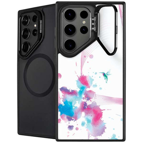 Violet Harmony (Hummingbird) Galaxy S24 Ultra Kickstand Case