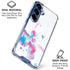 Violet Harmony (Hummingbird) Galaxy S25 Clear Case