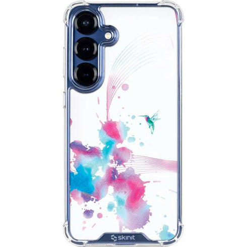 Violet Harmony (Hummingbird) Galaxy S25 Plus Clear Case