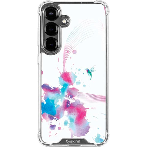 Violet Harmony (Hummingbird) Galaxy S26 Clear Case
