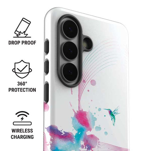 Violet Harmony (Hummingbird) Galaxy S26 Plus Impact Case