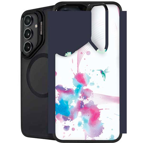 Violet Harmony (Hummingbird) Galaxy S26 Plus Kickstand Case