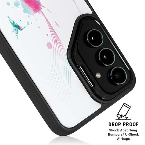 Violet Harmony (Hummingbird) Galaxy S26 Plus Kickstand Case