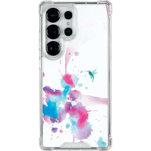 Violet Harmony (Hummingbird) Galaxy S26 Ultra Clear Case