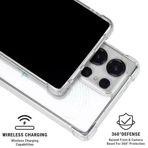 Violet Harmony (Hummingbird) Galaxy S26 Ultra Clear Case