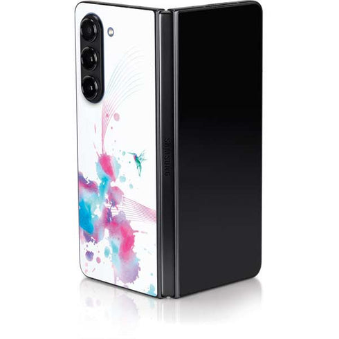 Violet Harmony (Hummingbird) Galaxy Z Fold5 5G Skin
