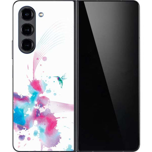 Violet Harmony (Hummingbird) Galaxy Z Fold5 5G Skin