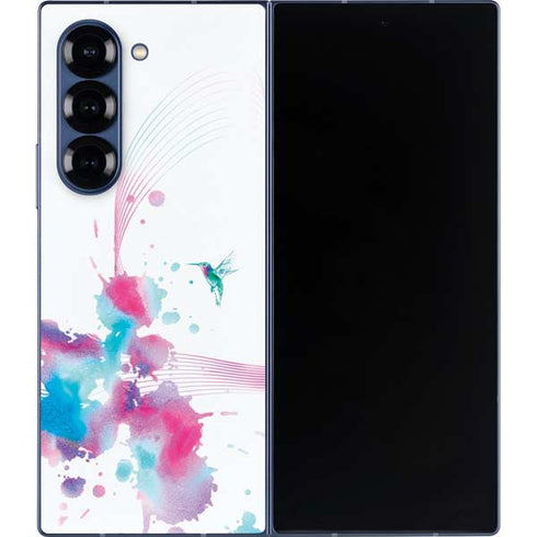 Violet Harmony (Hummingbird) Galaxy Z Fold6 Skin