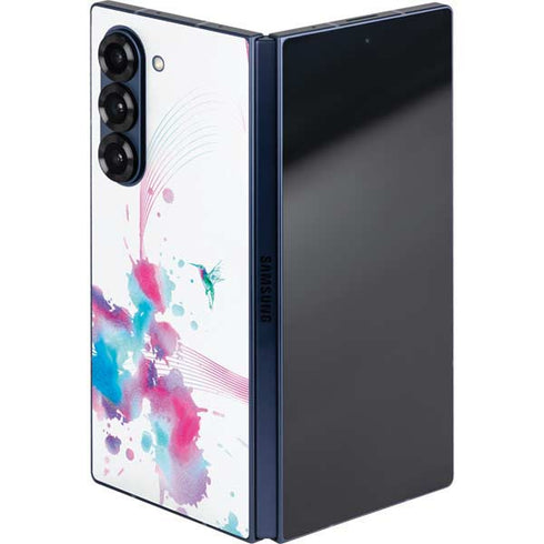 Violet Harmony (Hummingbird) Galaxy Z Fold6 Skin