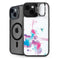 Violet Harmony (Hummingbird) iPhone 14 Plus Kickstand Case