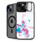 Violet Harmony (Hummingbird) iPhone 15 Plus Kickstand Case