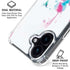 Violet Harmony (Hummingbird) iPhone 16 Clear Case