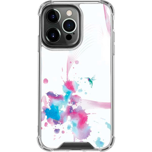 Violet Harmony (Hummingbird) iPhone 16 Pro Clear Case
