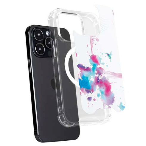 Violet Harmony (Hummingbird) iPhone 16 Pro MagSafe Case